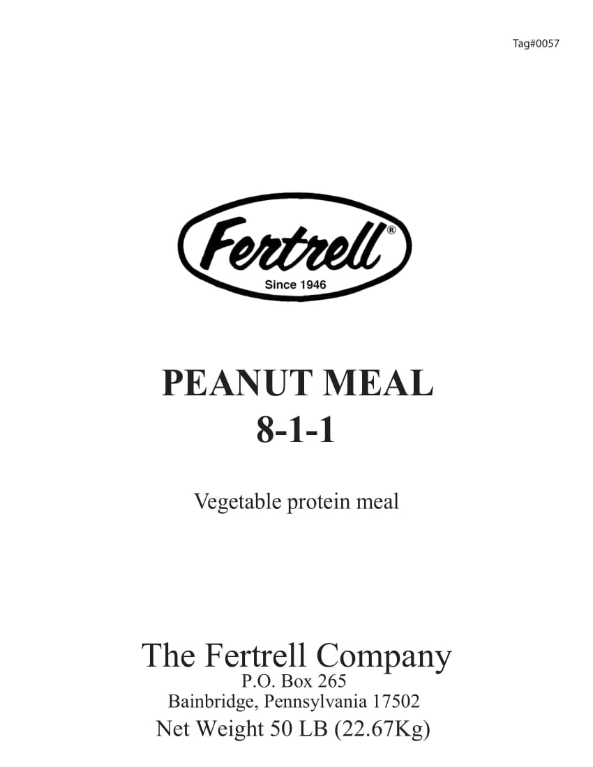 Peanut Meal 811 The Fertrell Company
