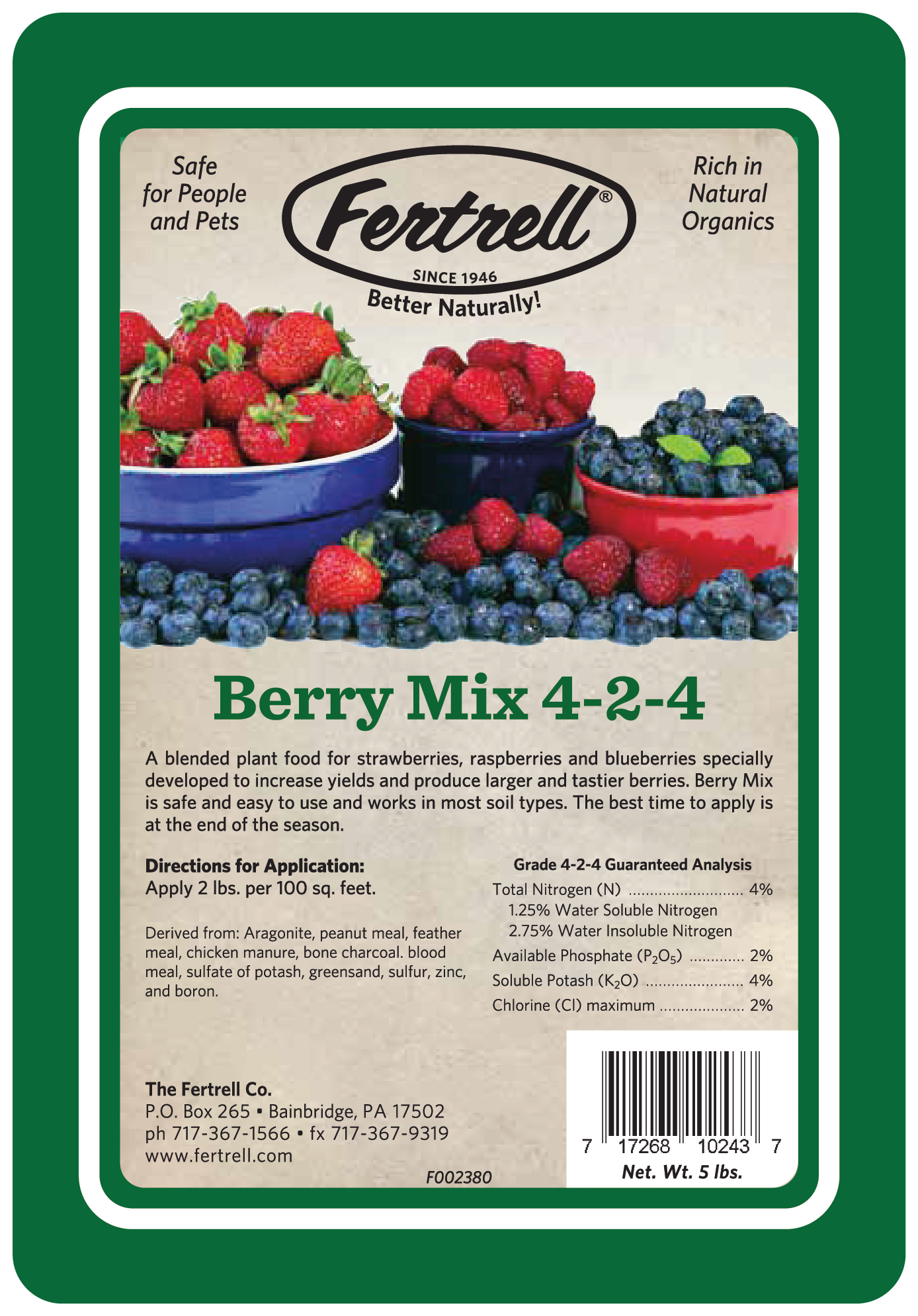 berryさん Berry Mix 4-2-4 – The Fertrell Company
