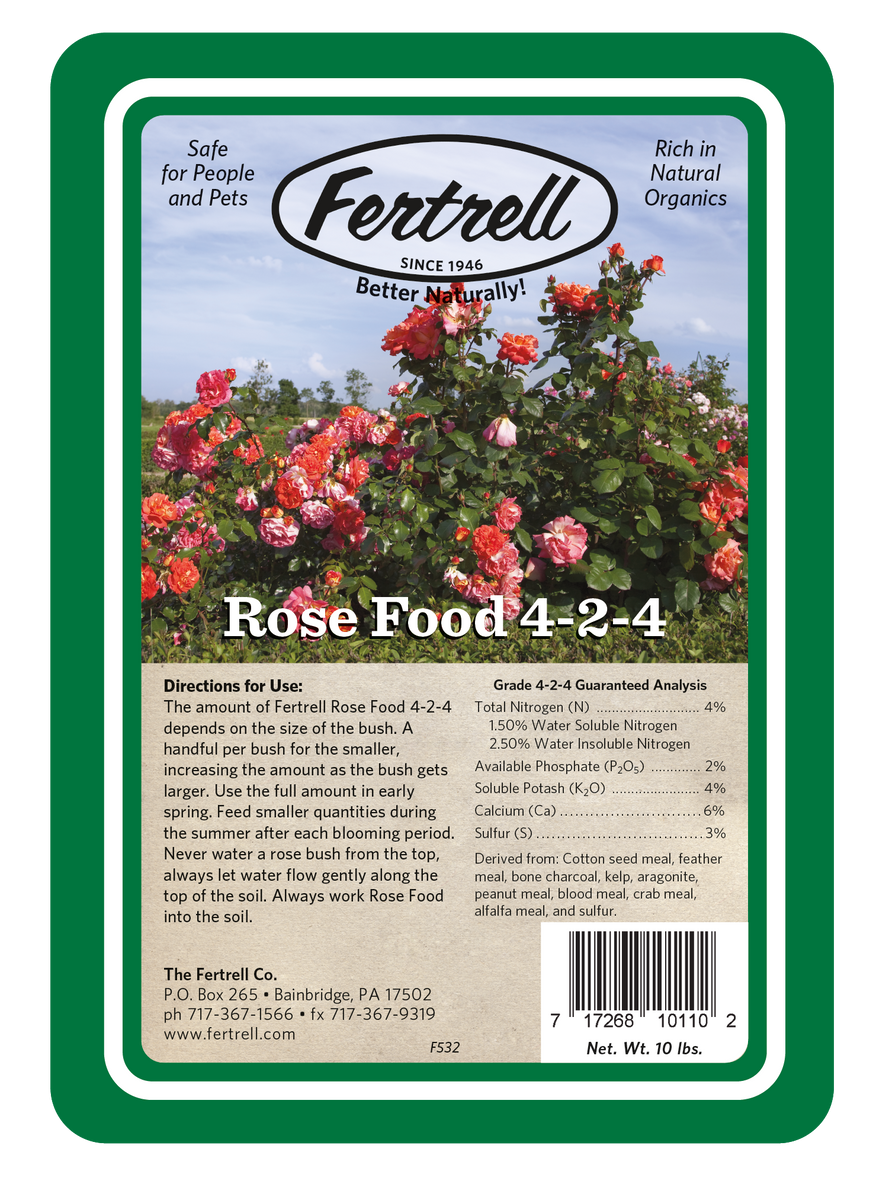 indoor rose plant food Rose Food 4-2-4 – The Fertrell Company