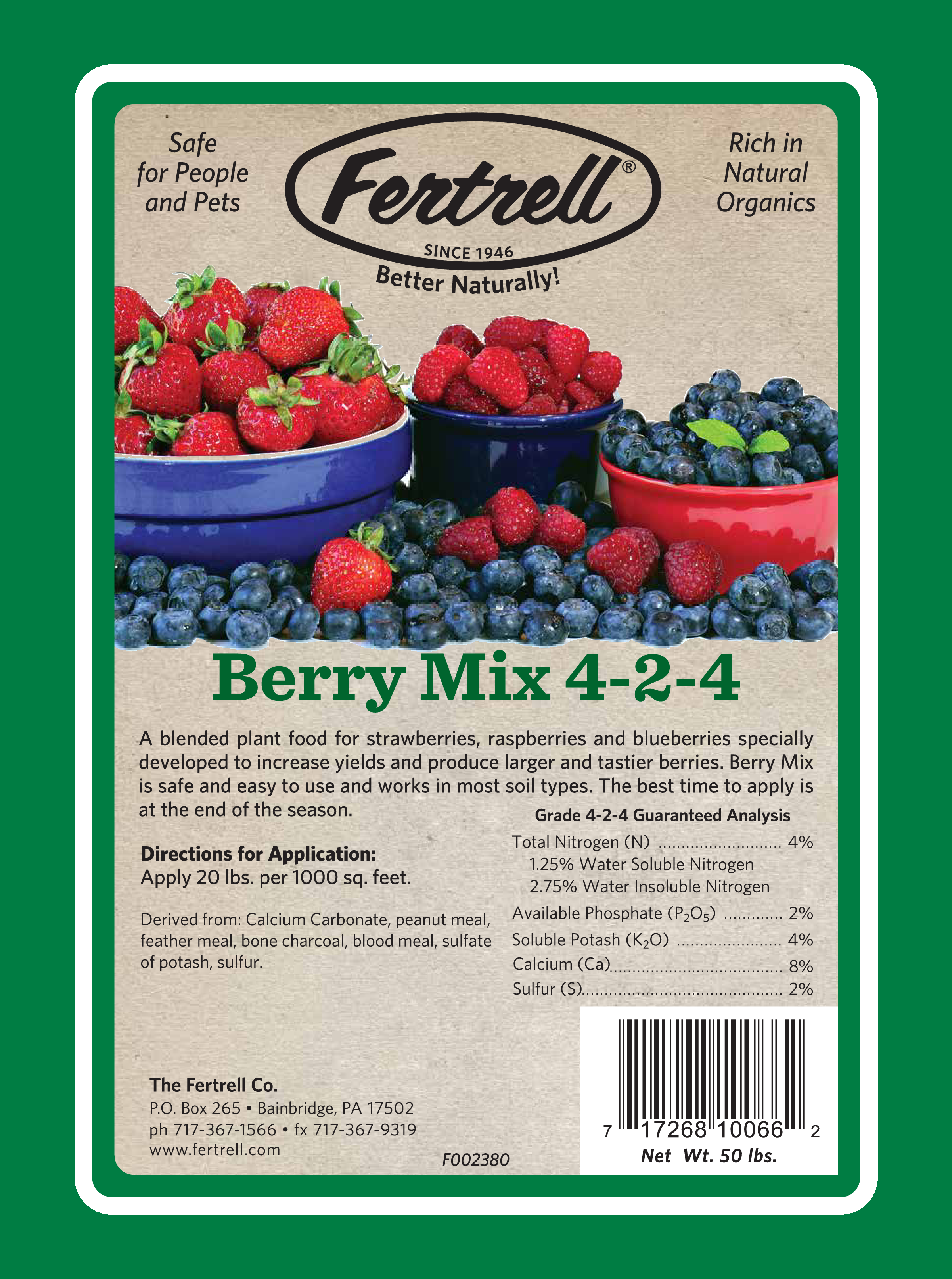 Berry Mix 4-2-4 – The Fertrell Company