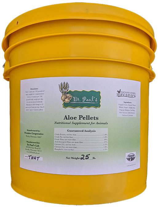 Aloe Pellets 25 lb